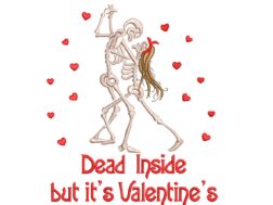 Dead Inside Embroidery Design