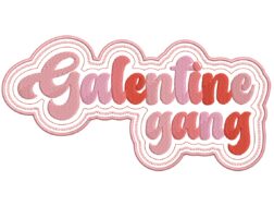 Galentine Gang Embroidery Design