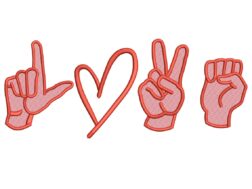 Love Embroidery Designs