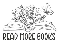 Read More Books Embroidery Design