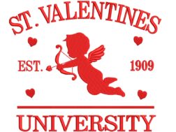 St. Valentines Embroidery Designs