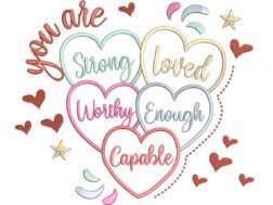Cute Teacher Valentine Embroidery Designs