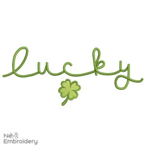 Lucky Embroidery Designs, St Patricks Day Lucky Holiday Embroidery Designs