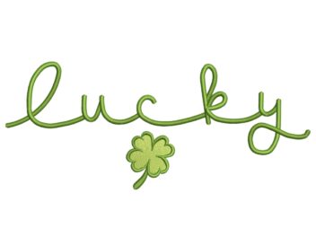 Lucky Embroidery Designs, St Patricks Day Lucky Holiday Embroidery Designs