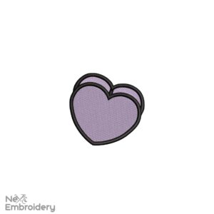 Mini Candy Heart Embroidery Design