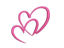 Mini Hearts Embroidery Design