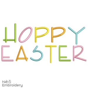 Hoopy Easter Embroidery Design, Easter Machine Embroidery Designs
