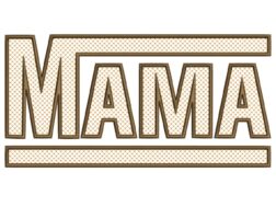 Retro Mama Embroidery Design