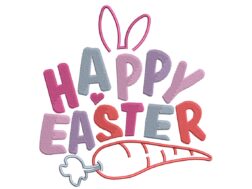 Happy Easter Embroidery Design