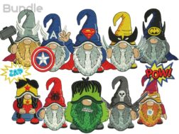 Super Hero Bundle Embroidery Design