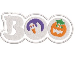 Boo Embroidery Design