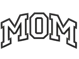 Mom Embroidery Design