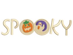 Spooky Halloween Cookies Embroidery Design