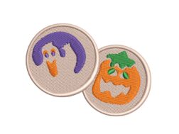 Mini Halloween Sugar Cookie Embroidery Design