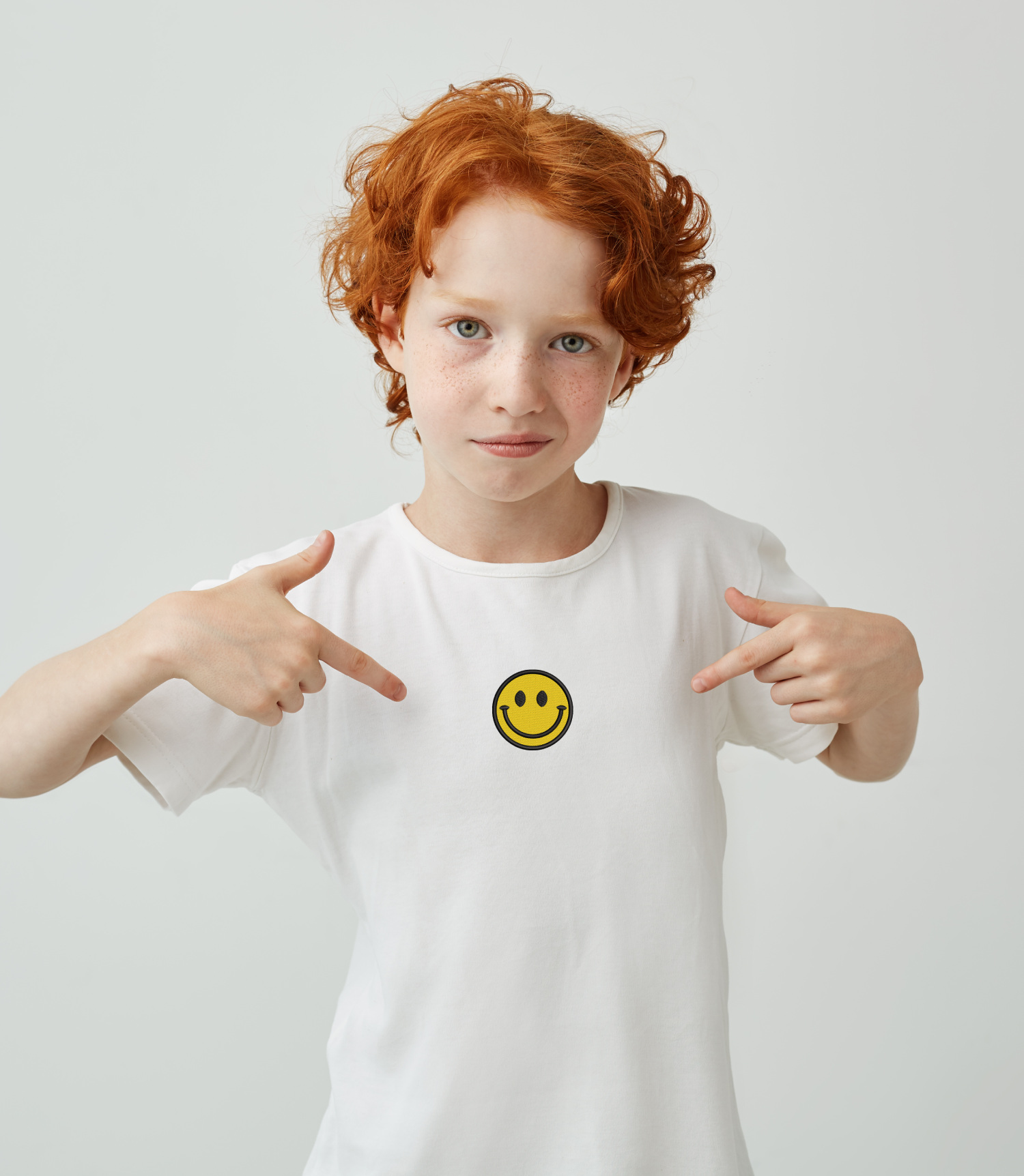 Mini Happy Face Embroidery Design, Smile Machine Embroidery File