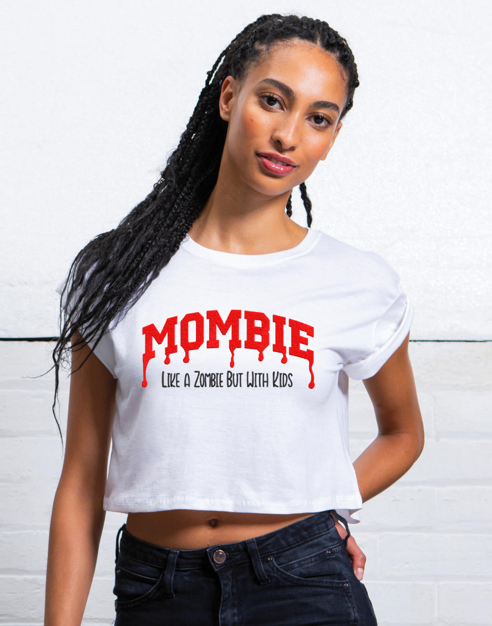 Mombie Embroidery Design