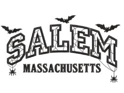 Salem Halloween Embroidery Design