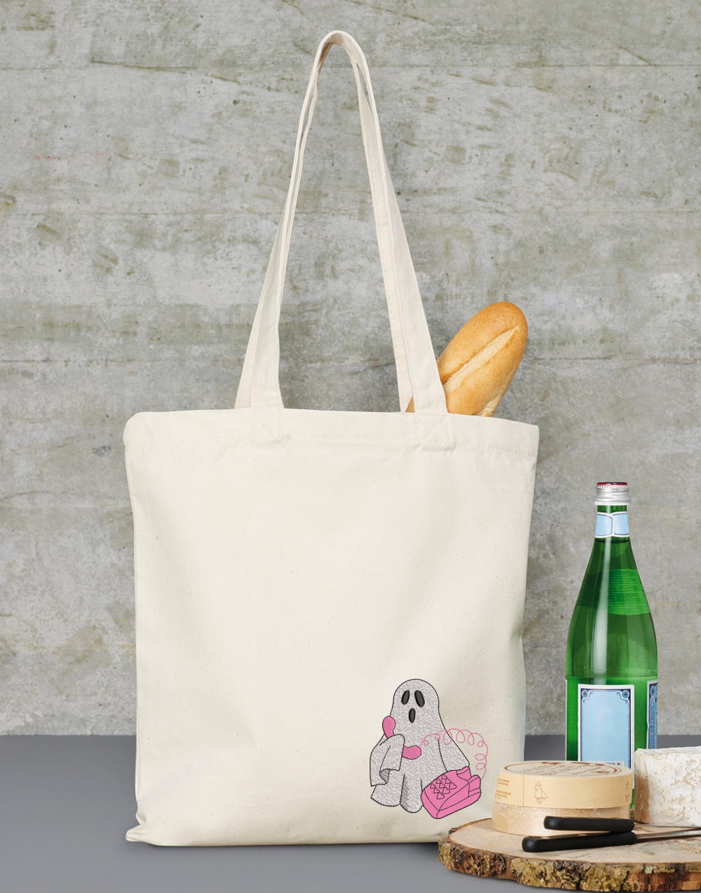 Scream Ghost Embroidery Design, Halloween Ghost Embroidery Design