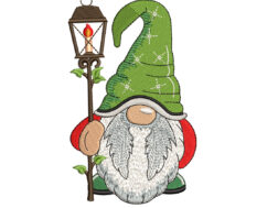 Merry Christmas Gnome Embroidery Designs