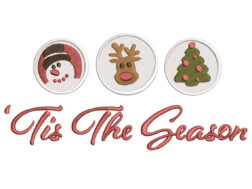 Tis the Season Embroidery Design