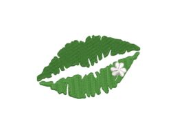 St Patricks Day Lips Holiday Embroidery Designs
