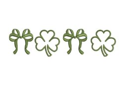 Coquette lucky embroidery design