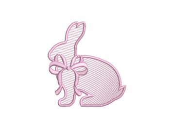 Easter Bunny Embroidery Design, Easter Embroidery Design, Machine Embroidery Design, Instant Download
