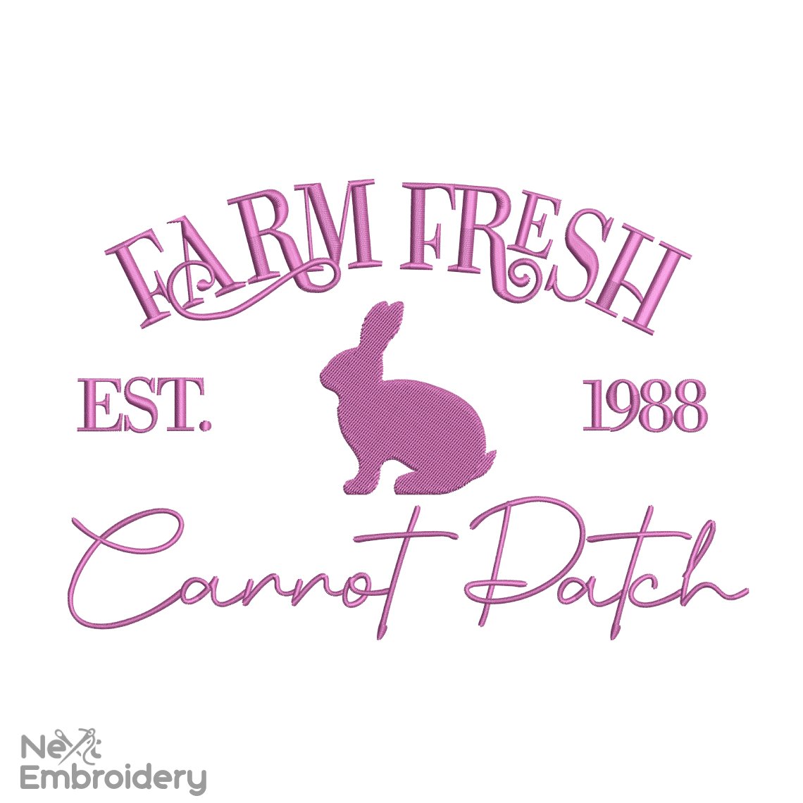 Farm Fresh Embroidery Design. Easter Candy Company Embroidery Designs, Instant Download