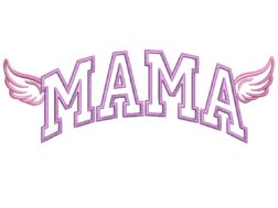 Mama Embroidery Design