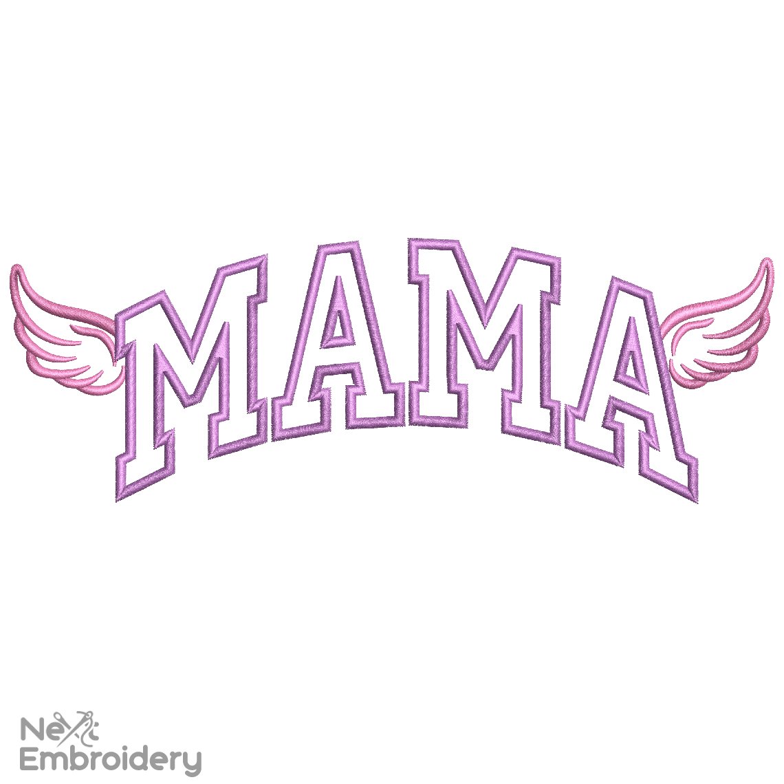 Mama Embroidery Design, Mother’s Day Machine Embroidery File, Instant Download