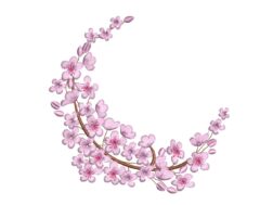 Spring Wreath Embroidery Design