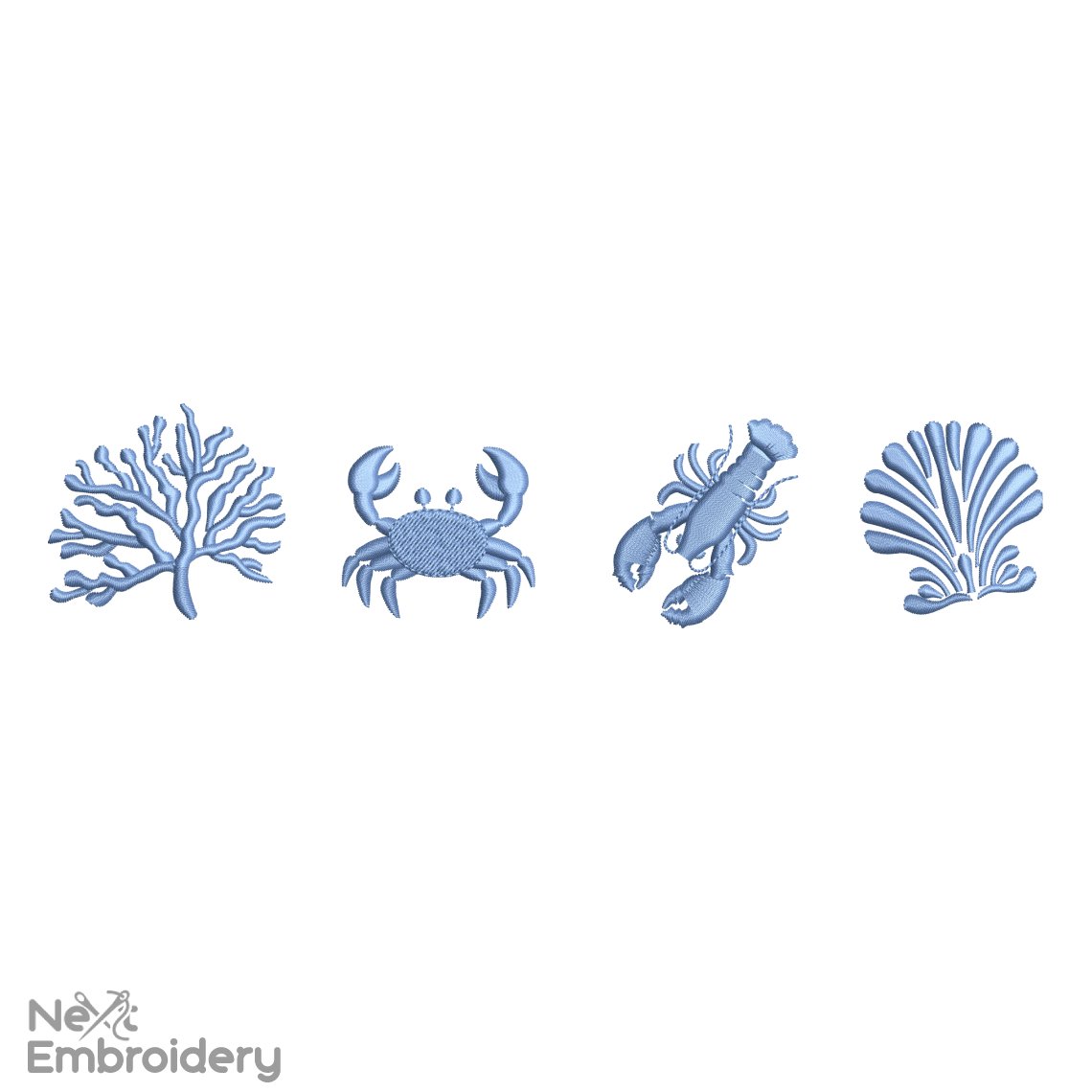 Nautical Embroidery Design, Summer Embroidery Design, Instant Download