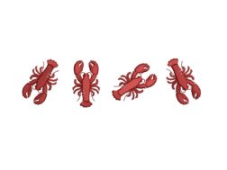 Nautical Lobster Embroidery Design