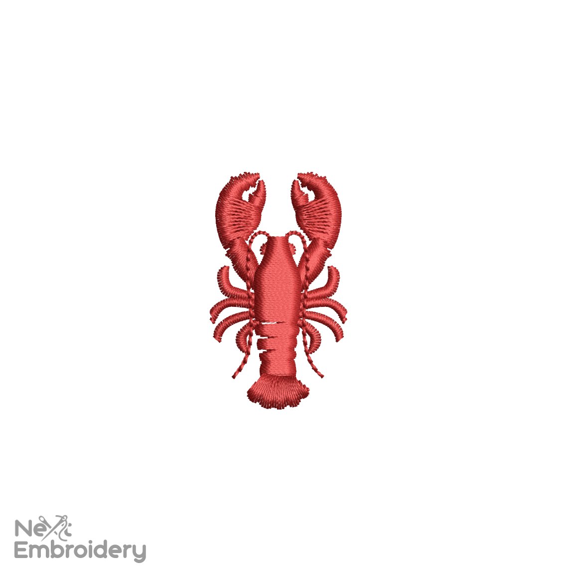 Mini Lobster Embroidery Design, Summer Embroidery Design, Instant Download