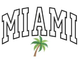 Miami Embroidery Design