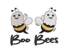 Boo Bees Embroidery Design
