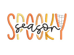 Halloween Season Embroidery Design