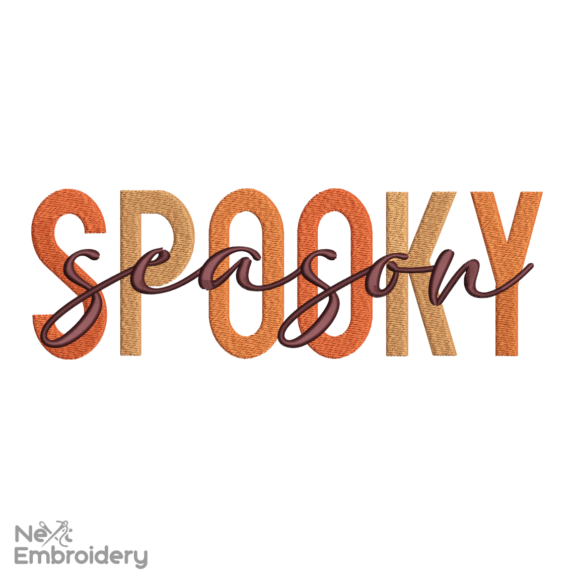 Halloween Spooky Season Embroidery Design. Halloween Machine Embroidery Design, spooky season, Fall embroidery, bat embroidery PES