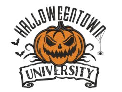 HalloweenTown University Embroidery Design