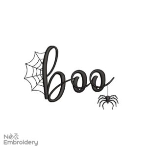Mini Boo Embroidery Design, Halloween Machine Embroidery, Nightmare, Instant Download