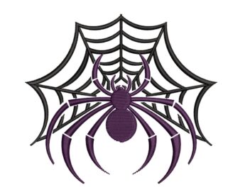Mini Spider Embroidery Design. Halloween Machine Embroidery Design, spooky season, Fall embroidery, spider web, bat embroidery PES