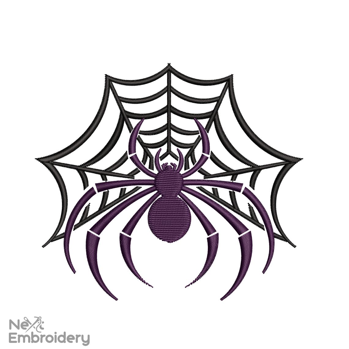Mini Spider Embroidery Design. Halloween Machine Embroidery Design, spooky season, Fall embroidery, spider web, bat embroidery PES