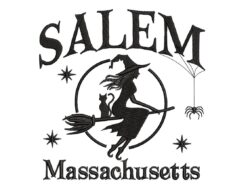 Salem Massatchusetts Embroidery Design