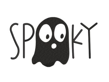 Spooky Ghost Embroidery Designs