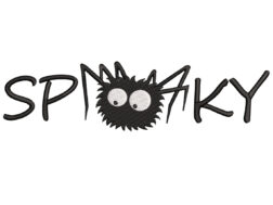Spooky Spider Embroidery Design