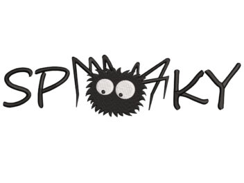 Spooky Spider Embroidery Design. Halloween Machine Embroidery Design, spooky season, Fall embroidery, spider web, bat embroidery PES