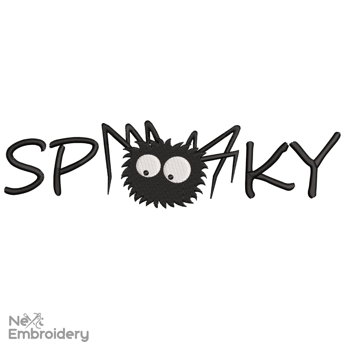 Spooky Spider Embroidery Design. Halloween Machine Embroidery Design, spooky season, Fall embroidery, spider web, bat embroidery PES