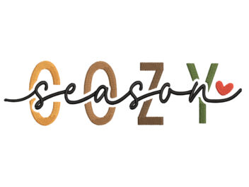 Cozy Fall Season Embroidery Design, It's fall Y'all Season Embroidery Design, Halloween, Tis The Season