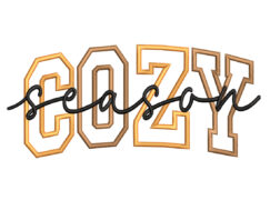 Cozy Season Embroidery Design