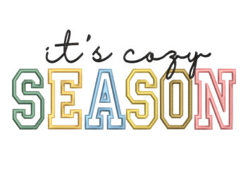 Cozy Season Embroidery Design, Pumpkin , Fall Shirt, Halloween, Thanksgiving, Instant Download